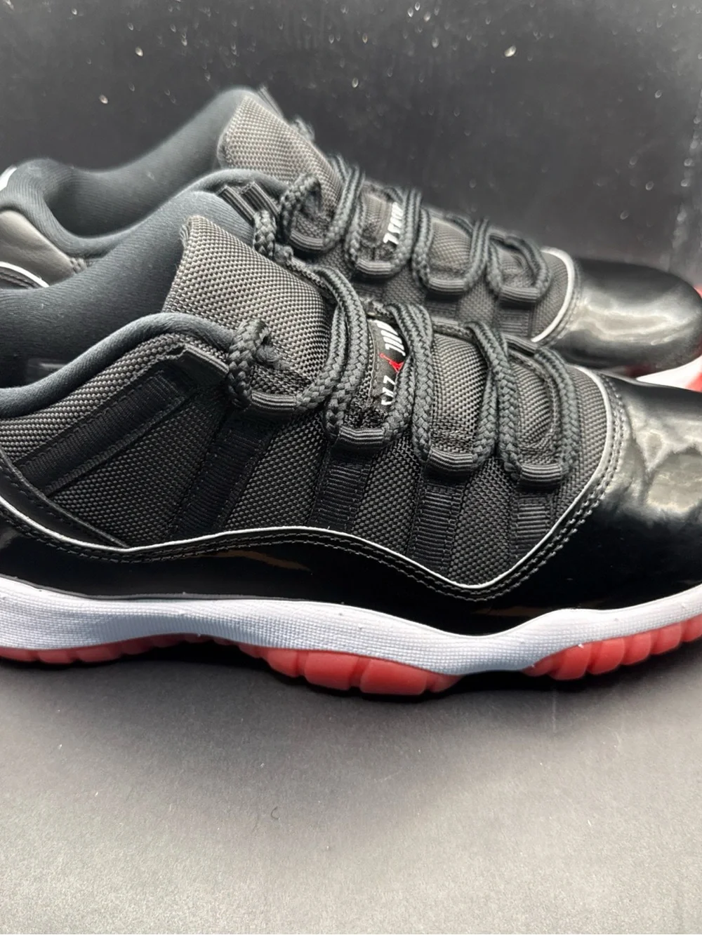 Size 7Y - Air Jordan Low GS Bred 2025, FV5121-006, Clean With Box